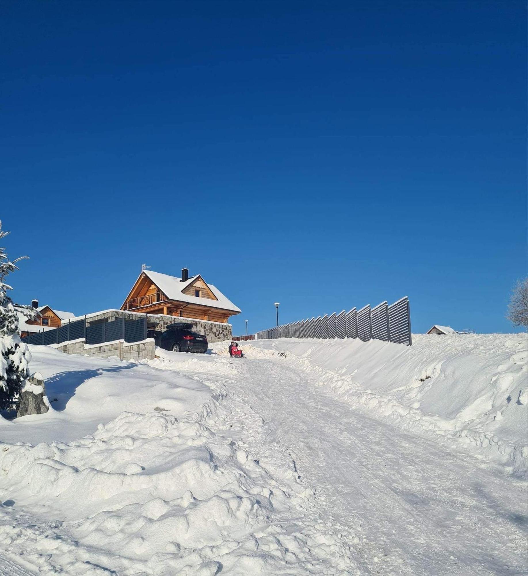 Zloty Gron Log Houses & Apartments Истебна Экстерьер фото